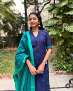 Blue Handloom Heritage in Style