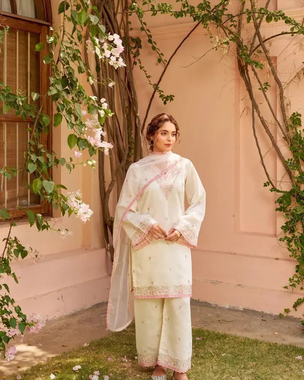 Heavy Pure Chanderi Suit Set