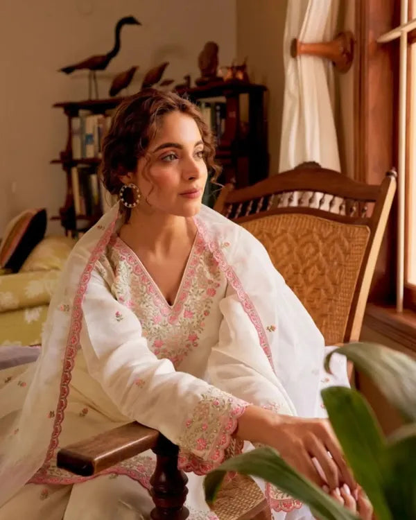 Heavy Pure Chanderi Suit Set