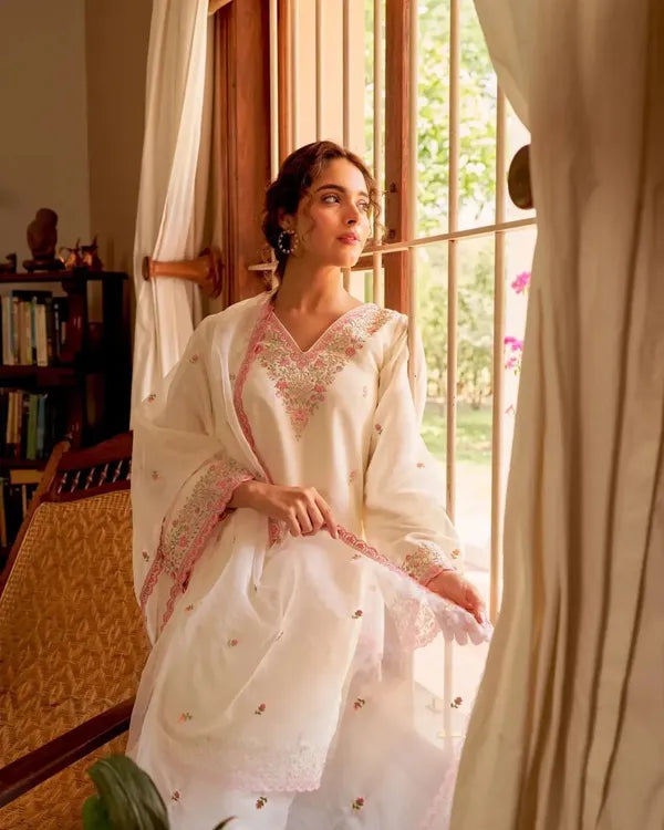 Heavy Pure Chanderi Suit Set