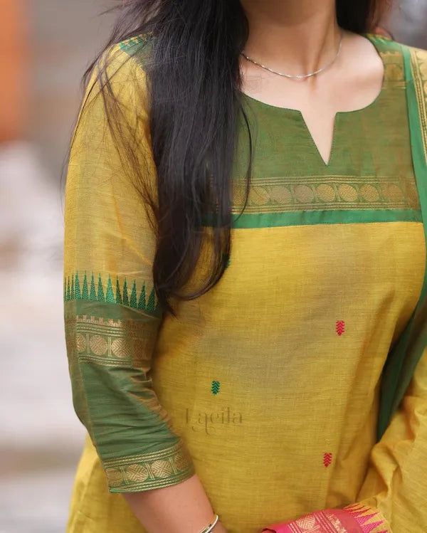 PREMIUM KANCHI COTTON SUIT SET