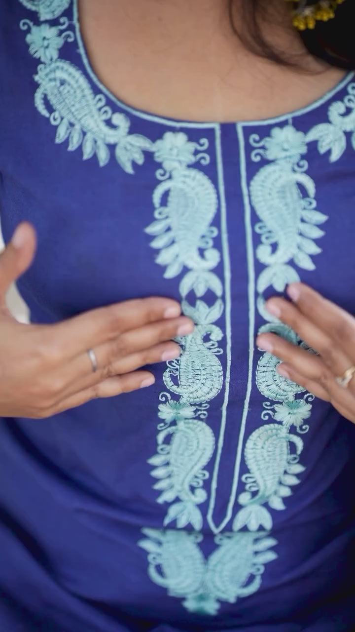 ROYAL BLUE HANDLOOM ELEGANCE 💙