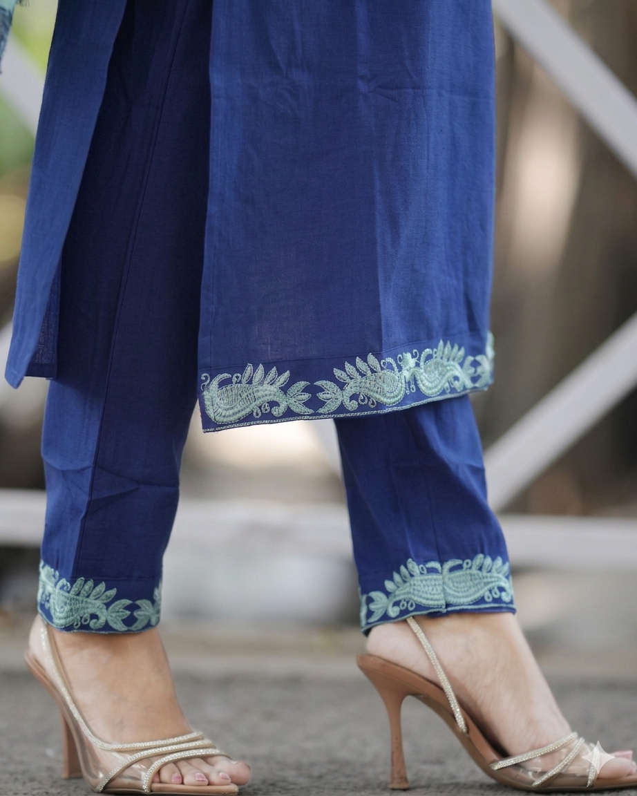 ROYAL BLUE HANDLOOM ELEGANCE 💙