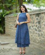 Women’s Cotton Printed Maxi Dress | Elegant Casual Summer Wear