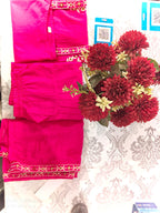 Premium Handwork Pearl & Dori Embroidered Kurti Set