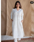 Simple Yet Elegant Pure Cotton Kurti & Palazzo Set-Perfect For Day Events