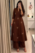 Women's's Pure Cotton Embroidered Kurta Women | Floral Neck & Hem Embroidery | Cotton Kurta Women |