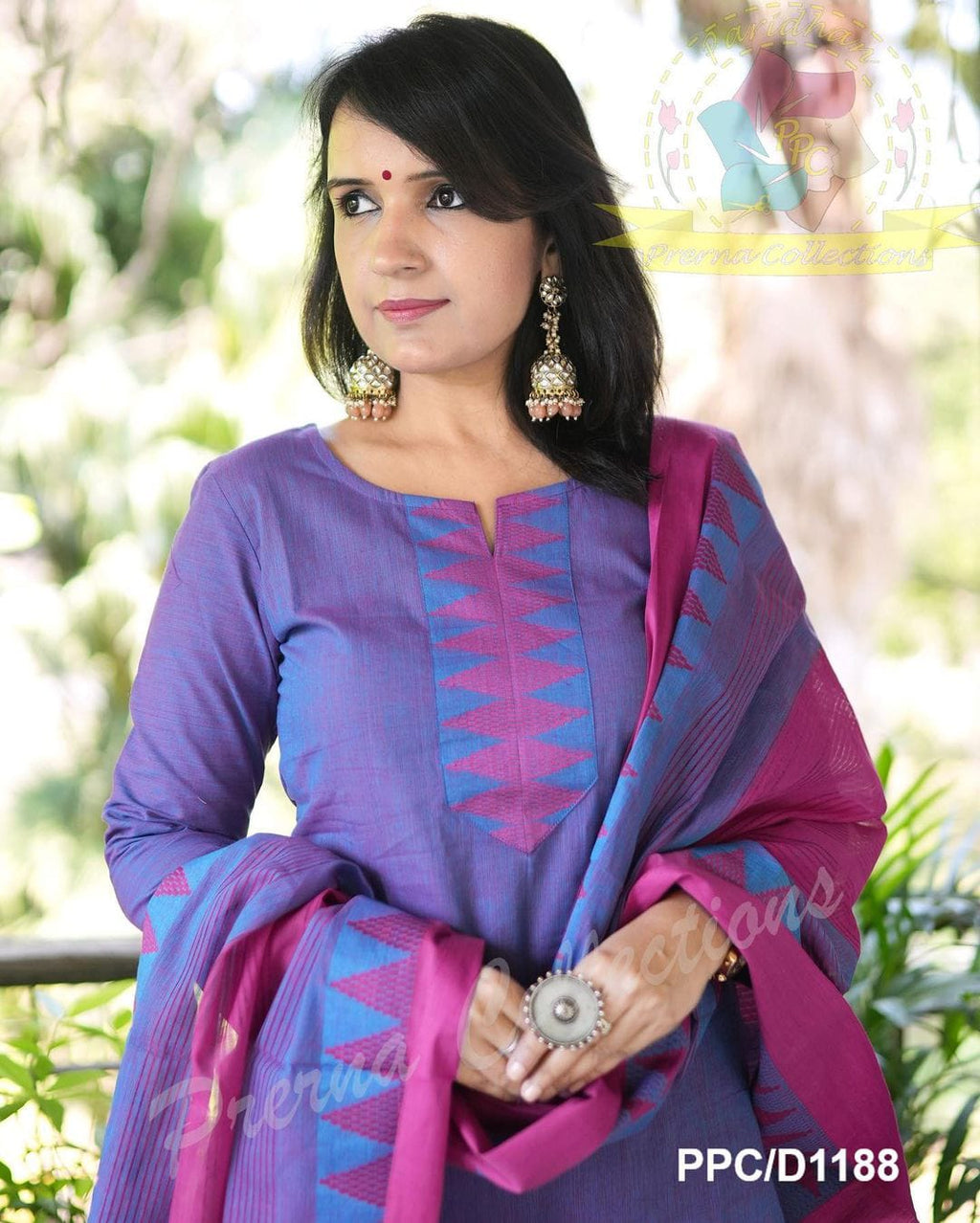 Premium South Cotton Handloom Kurti Set 🌸