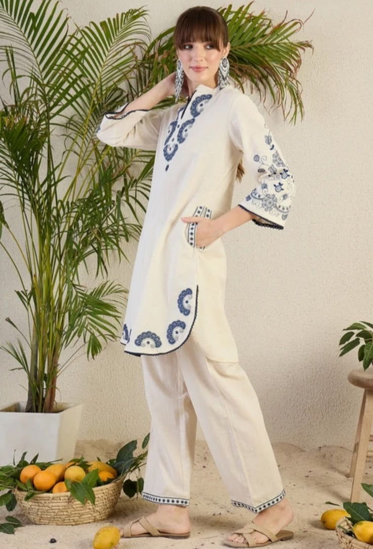 Premium Cotton Flex Kurta Pant Set