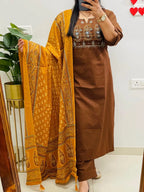 Premium Pure Fine Cotton Kurti Set 💖
