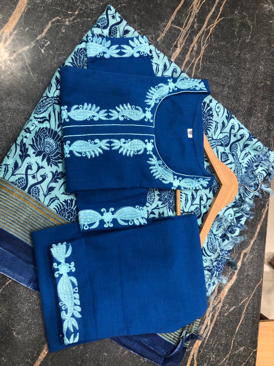 ROYAL BLUE HANDLOOM ELEGANCE 💙