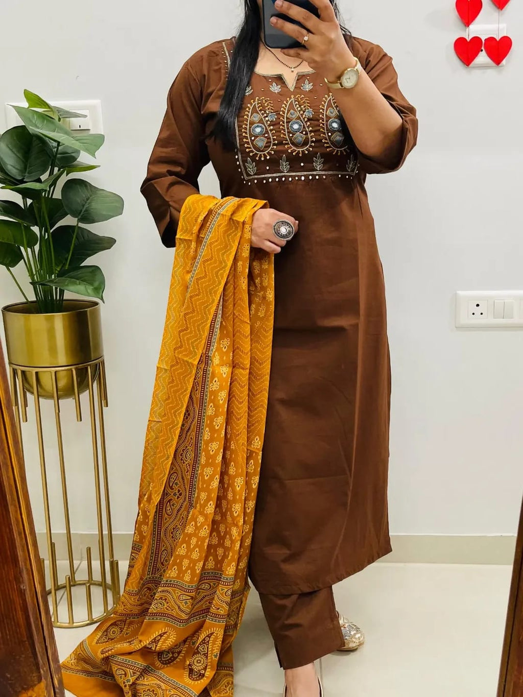 Premium Pure Fine Cotton Kurti Set 💖