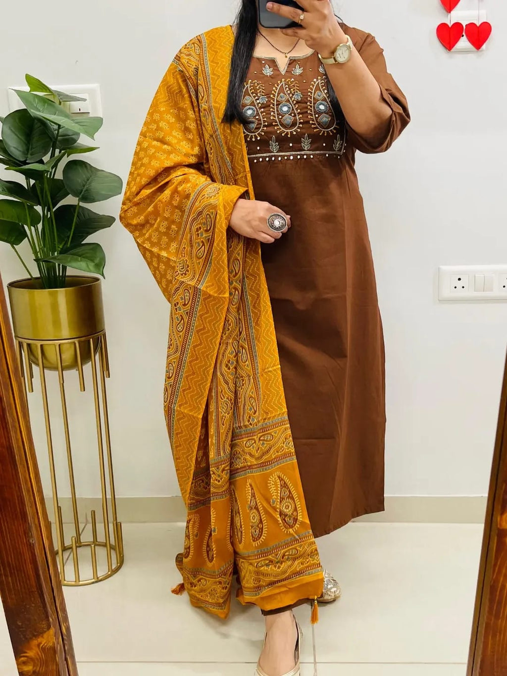 Premium Pure Fine Cotton Kurti Set 💖