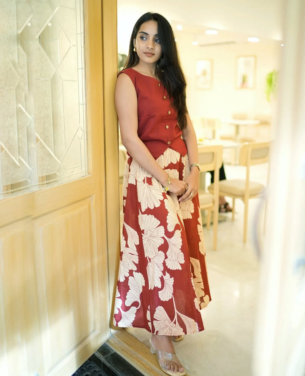 Elegant Floral Maxi Dress 🌸